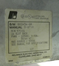 Reliance Electric 57C331 16 Slot Rack