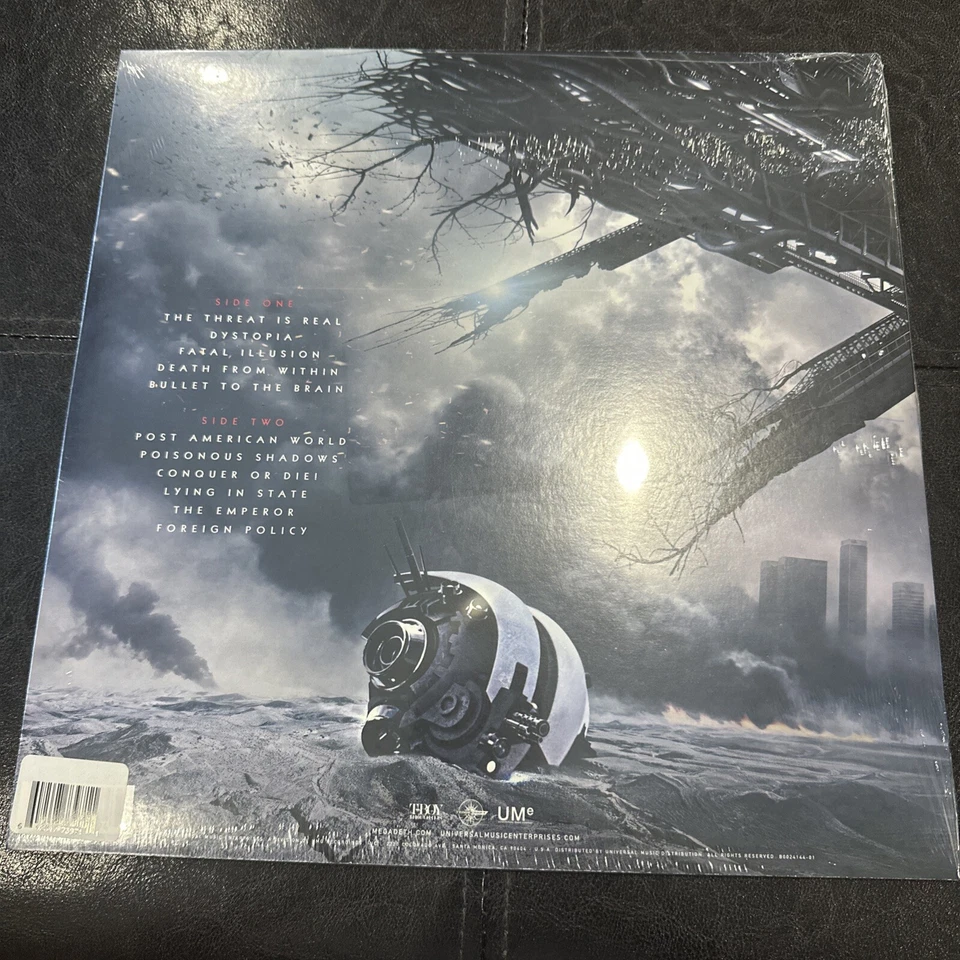 MEGADETH • Dystopia •  2016 Vinyl LP in Shrink -  First Edition New Hype Sticker - Image 2 of 4