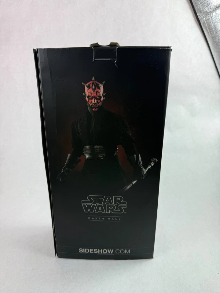 Darth Maul Star Wars 1/6 Sixth Scale Figure w/ Box Sideshow Collectibles - Image 4 of 4
