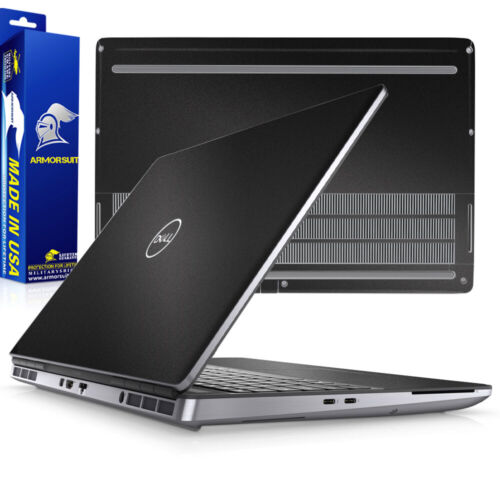Armorsuit Matte Black Metallic Skin Wrap Film for Dell Precision 7560 / 7550 - 第 4/6 張圖片