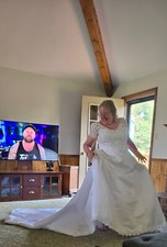 size 18 wedding dress preowned