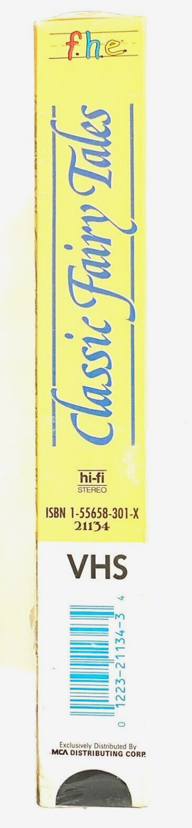 Classic Fairy Tales (VHS, 1982)- f.h.e. Presents - Vintage RARE