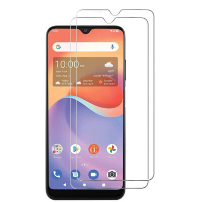  2PCS Tempered Glass Film Screen Protector For Consumer Cellular ZMax 11 Zmax-11