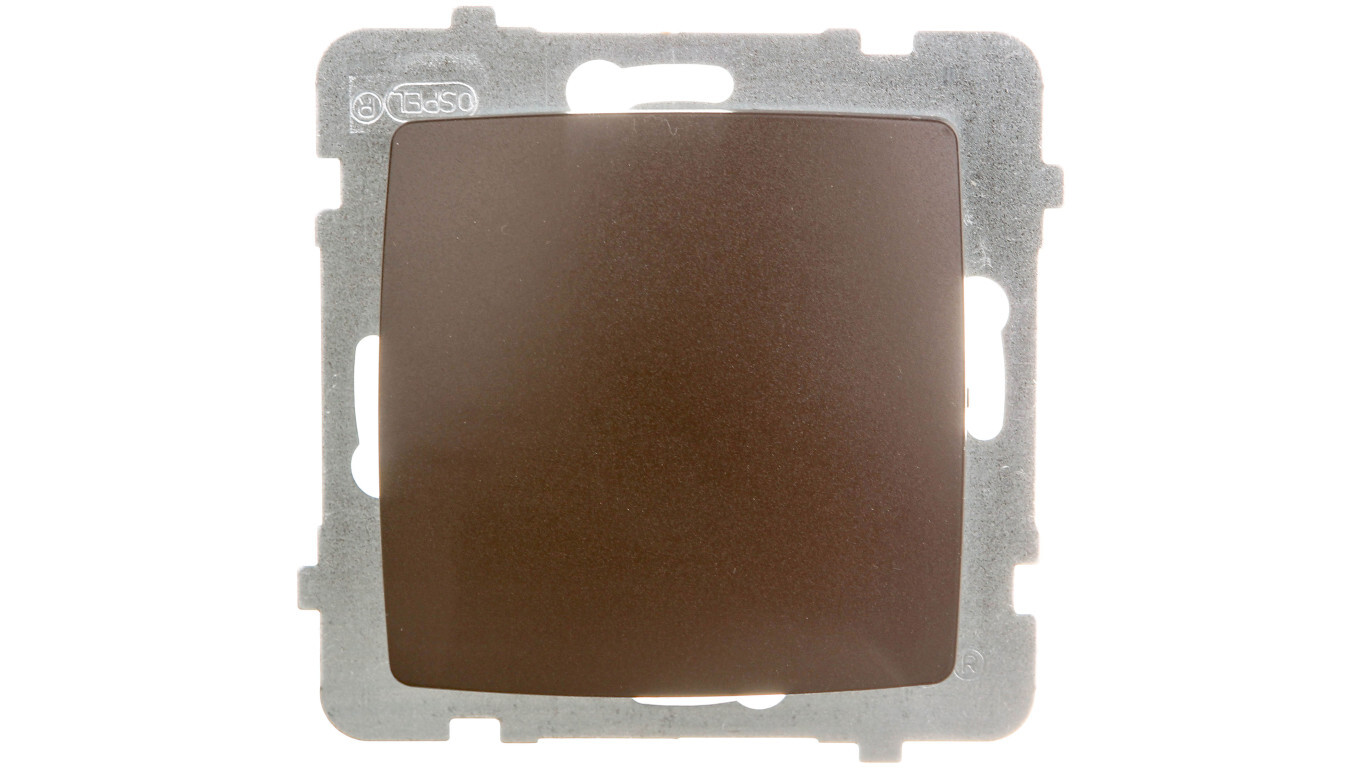 KARO Single chocolate metallic connector ŁP-1S/m/40 /T2UK