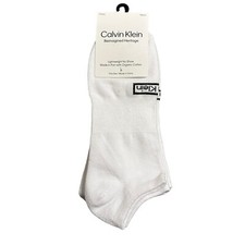 Calvin Klein 3-Pack Casual Men's Lightweight No Show White One Size