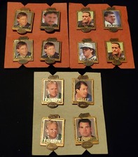 LOT (12) Vintage 1994 NFL ACTION PACKED QB Lapel Football Pins T AIKMAN J KELLY