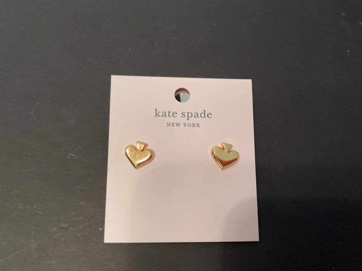 Kate spade logo earrings deals