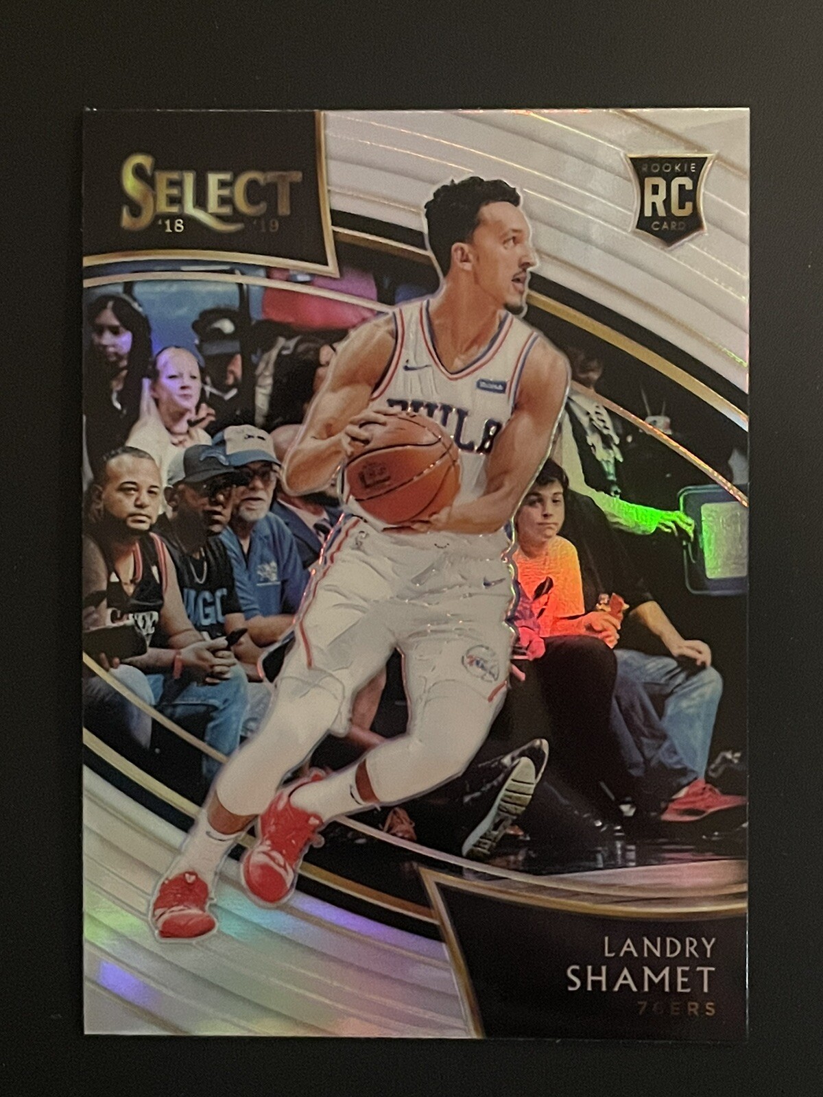2018 Select Silver Prizm Courtside Landry Shamet RC