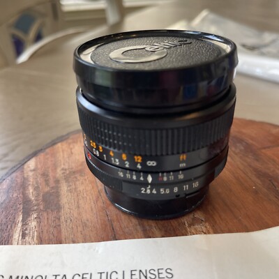 Minolta MC Celtic 28mm f/2.8 Wide Angle Lens for Minolta Manual
