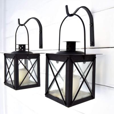 4/10Pcs Outdoor Garden Hanging Plant Hanger Hook Basket Brackets Lot R2 A7W V9I8
