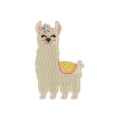 Llama Patch Embroidered Iron-on/Sew-on Applique Vest Jacket Clothing Backpack