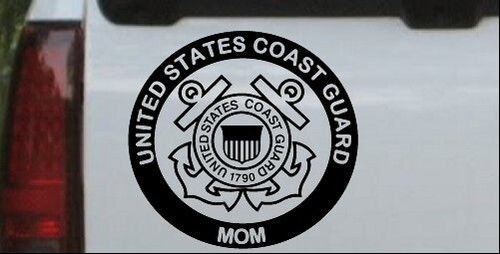 Calcomanía pegatina para computadora portátil con ventana de coche o camión de la Guardia Costera de los Estados Unidos - Imagen 4 de 32