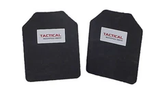Tactical Scorpion Body Armor Plate Trauma Pads Backers Pair 10mm 8x10 For AR500