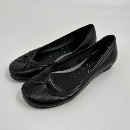 CL by Launday Flats Womens Size 8 Black Ballet Slip On Casual Shoes - Afbeelding 1 van 13