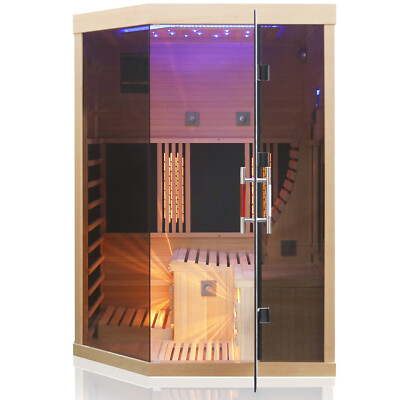 Infrarotkabine Infrarotsauna Wärmekabine Sauna Saunakabine Vollspektrum 2 Person