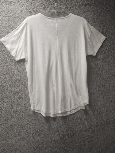 Knox Rose Shirt Womens XL White Henley Short Sleeve Pullover Blouse Top - Picture 5 of 6
