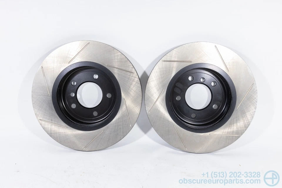 Juego de rotor de freno delantero ranura eléctrica NOS para BMW E46 330i E85 Z4 2001-2008 3.0Si Foto 2 de 4