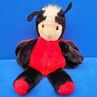 SIGIKID KÄFER MARIENKÄFER PLÜSCHTIER STOFFTIER 30 CM BUG PLÜSCH ROT SCHWARZ