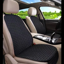 Universal Front and Rear Linen Car Seat Cover Cushion Car Seat Cushion