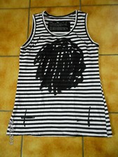 Rundholz black Label,Top,Gr.XL(L),Print,Querstreifen rundum,Lagenlook Traumteil