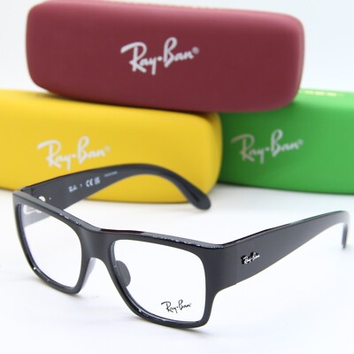 NEW RAY-BAN JUNIOR RB 9287V 3542 BLACK AUTHENTIC EYEGLASSES W/CASE 48-16
