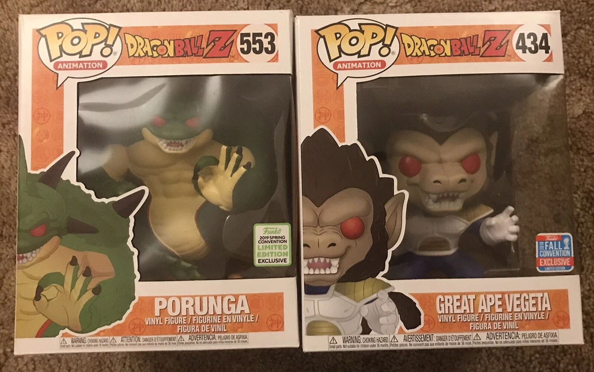 Funko Pop Dragon Ball Z Porunga and Great Ape Vegeta eBay