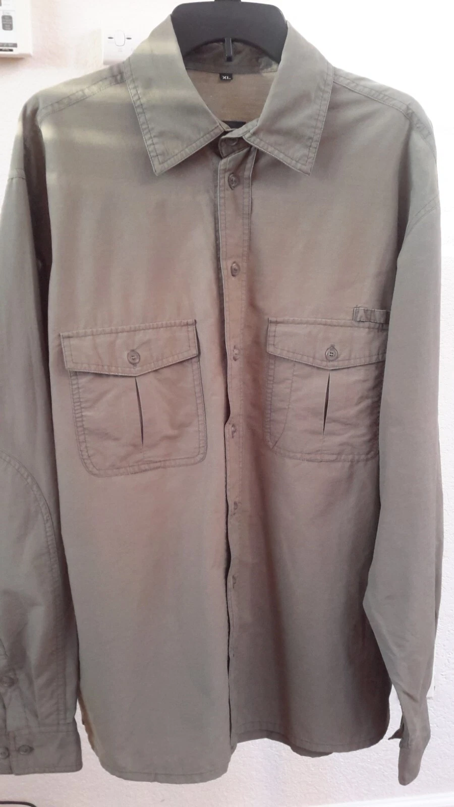 McKinley Mens Size XL Long Sleeve Shirt Button Up Casual Work Hiking Outdoor EUC