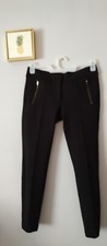 LOFT Leggings Pants Size 6 Two Pockets With Zipper Skinny Black Good Condition