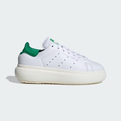 adidas Stan Smith レディーススニーカー New Adidas Women's Stan Smith PF Shoes - White / Green (ID2786) | eBay
