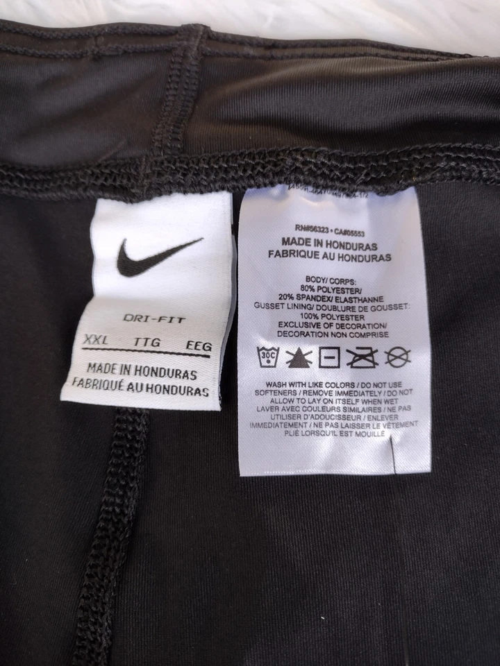 NIKE Womens DRI-FIT Athletic Volleyball Cheer Shorts Black 108720-010 Sz XL NWT - Image 3 of 4