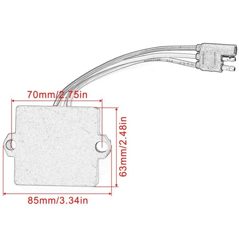 Regulador rectificador para Polaris 500 Widetrak LX 2003-2015/550 Edge LX 2007 2008 Foto 4 de 4