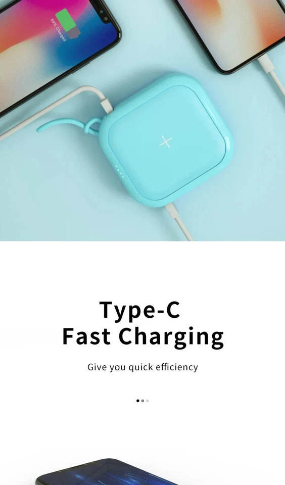 Banco de alimentación MIPOW POWER CUBE 10000mAh con carga inalámbrica Foto 4 de 4