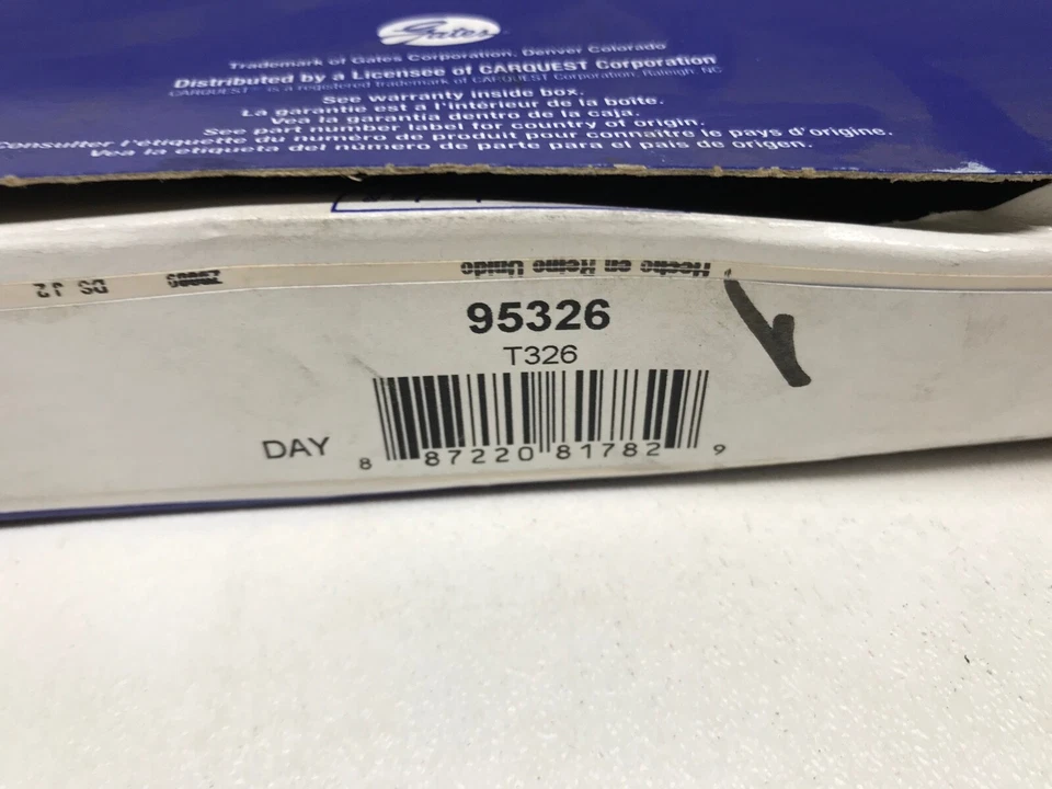 Correa de distribución del motor trasera CARQUEST 95326 T326 se adapta a 02-05 Land Rover Freelander Foto 3 de 3