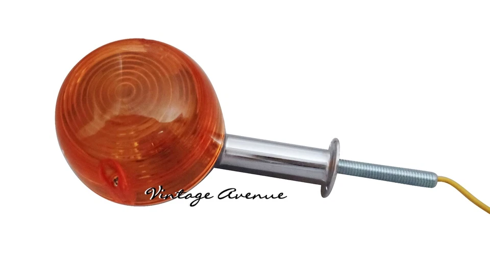 YAMAHA CROMO METAL INTERMITENTE LUZ INDICADOR LUZ PAR 6V/12V *TW38-1 Foto 4 de 4