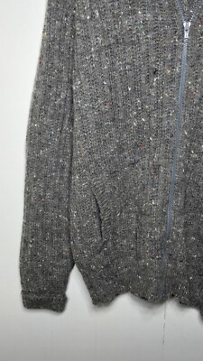 Pendleton Vintage 1960's Virgin Wool Zip Up Grey High Neck