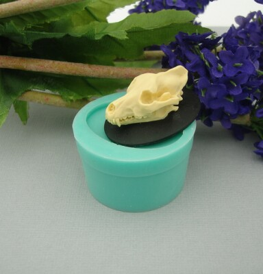 #ad Cameo Wolf Skull Flexible Silicone Mold for CraftsResin Clay. $19.99