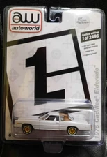 Auto World 1/64 Lamley Exclusive 1975 Cadillac Eldorado White Gold New