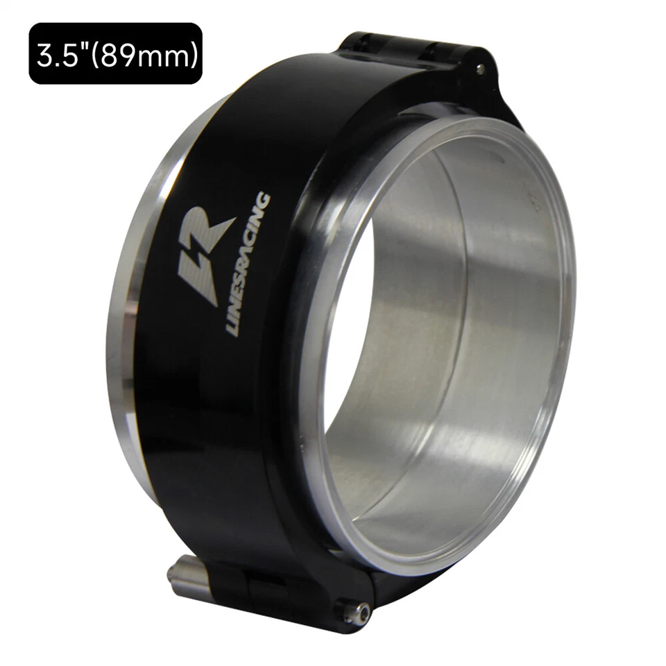 Abrazadera de banda en V de admisión HD de aluminio de 3,5"" 89 mm liberación rápida para intercooler turbo Foto 3 de 4