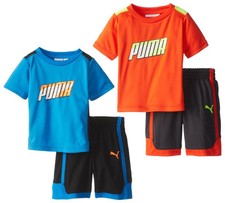 Puma Infants / Toddlers / Kids Formstripe Perf Jersey Shirt  Shorts Set, 2 Colo