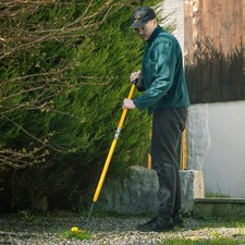 JCB Garden Hoe for Weeding Tool Tubular Steel 150cm 2.4kg 15 x 13cm Head