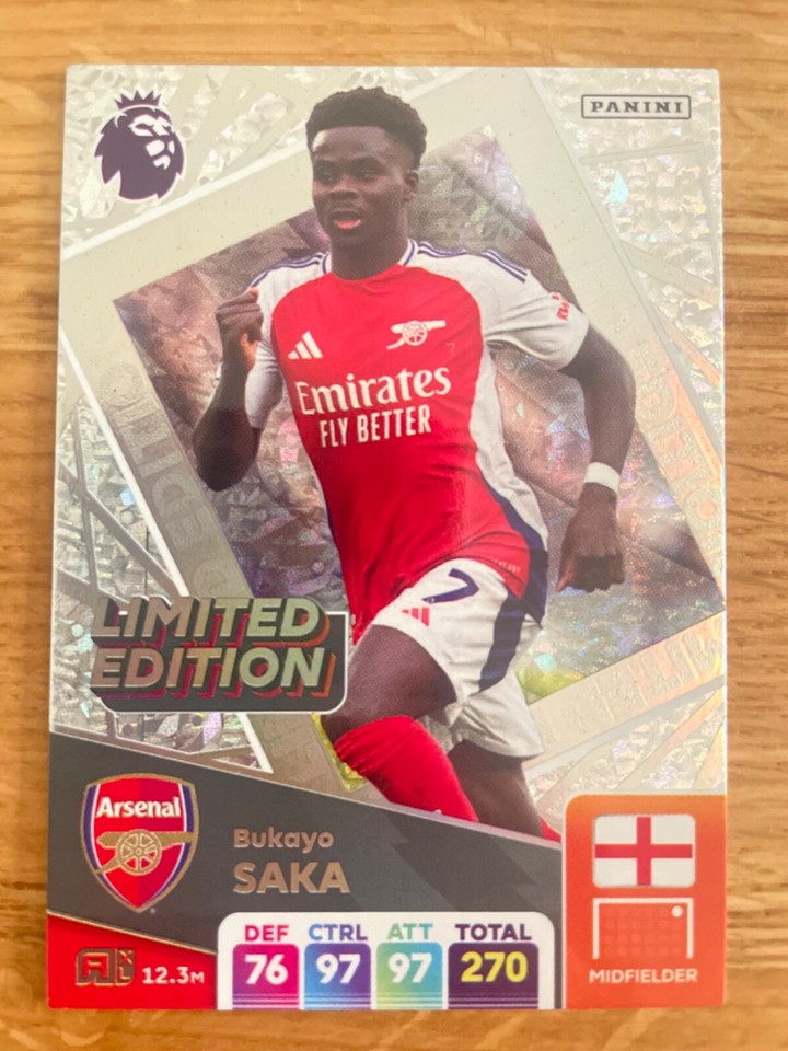 Panini Adrenalyn XL Premier League 2025 Golden BallersLimited Edition