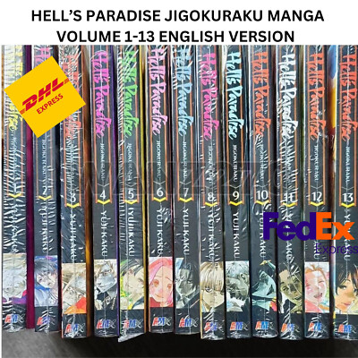 Hell's Paradise Jigokuraku Manga Band 1-13 lose/kompletter Satz englischer Comic