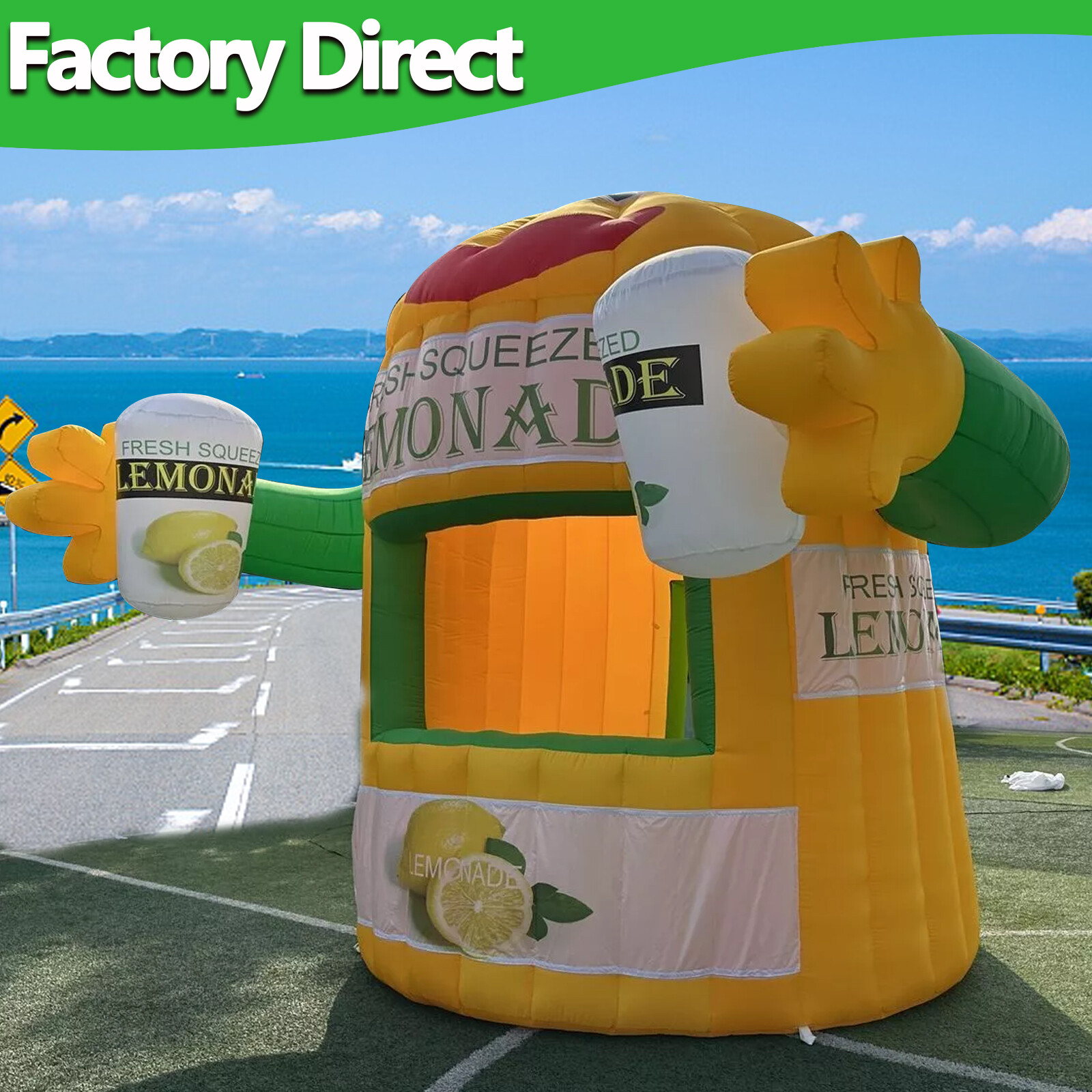 13FT Inflatable Lemonade Concession Stand Booth for Advertis