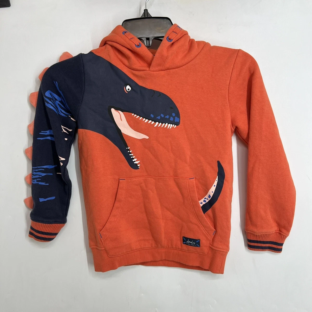 Joules Dinosaur Hoodie sweatshirt size 7