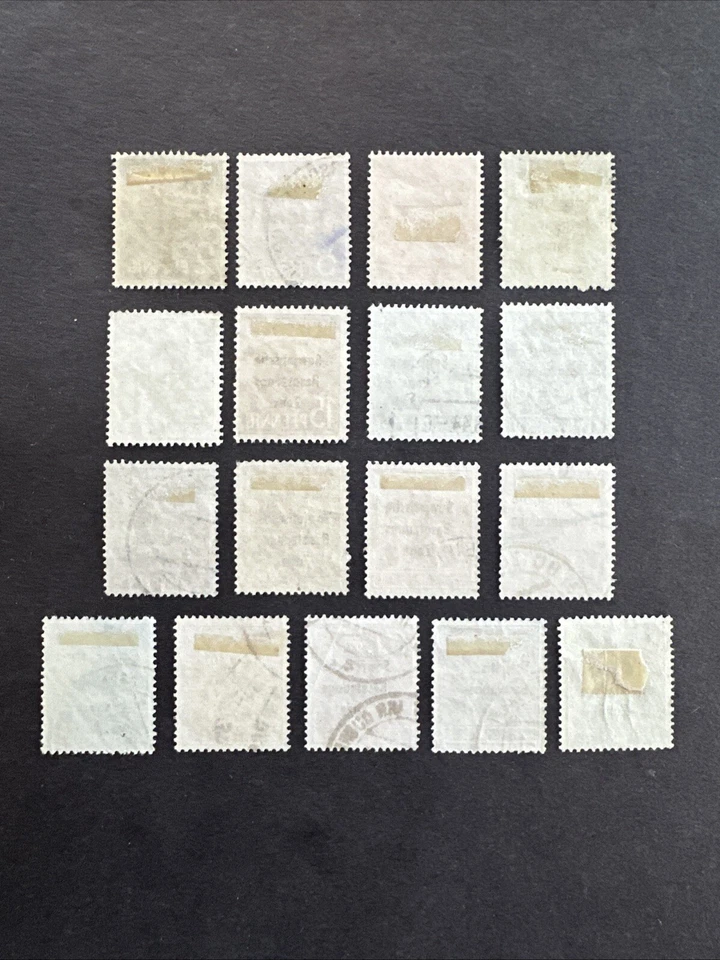 Germany DDR 1948 Sc# 10N1-10N16 + 10N14a Set of 17 Used Stamps Overprinted - Image 2 of 2