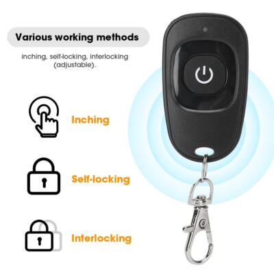 Mini Wireless Switch 3.7V 6V 9V 12V Remote Control Relay Controller Power Rem  