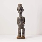 Yaka Janus Wood Figure Congo
