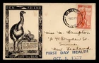 DR WHO 1937 NEW ZEALAND FDC HEALTH STAMP SEMI POST SUMNER M78749