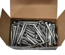 Midwest Fastener Grade 5 Hex Cap Screws 5/16"-18 Thread x 3" 100 Pack Zinc Plate