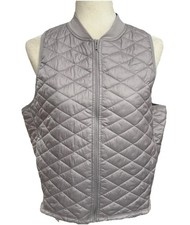 Nike Aerolayer Women's XL Quilted Vest Running Activewear Gray